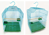 Cage à oiseaux portable en fil de fer de haute qualité, spacieuse et durable, grande taille pour l'élevage et l'établissement de Mynah, perroquets et perruches à la maison