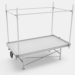 Tables et plateaux d'inondation directs d'usine lit de culture hydroponique épissure agricole flux de reflux banc roulant pour serre commerciale - Product Image 3