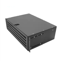 1U Panel Patch serat optik SC/APC laci optik Model tunggal LC Rackmount Server ODF Fiber untuk jaringan GSM FTTH