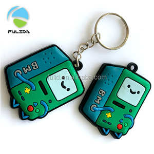 Customized Soft 3D Design Silicone Rubber Key Chain