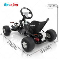 Kart électrique tout-terrain ApexJoy ThunderBird Highway-1000W à transmission centrale, 85 km/h, cadre flexible, compatible application, idéal pour la location