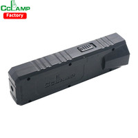 Lampe torche solaire LED haute puissance CCLAMP avec panneau solaire intégré, batterie au lithium certifiée IP54, 210 lumens - Portable pour le camping et les voyages