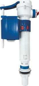 Válvula de Descarga para Inodoro de Material PP para Baño, <span class=keywords><strong>Entrada</strong></span> Inferior y Lateral, 3/8 o 1/2, Plástico o Latón - Product Image 2