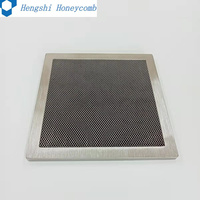 Hengshi Honeycomb 1/16 pouce/1,6 mm, acier inoxydable brasé sous vide, persienne industrielle extérieure, blindage EMC, guide d'ondes, fenêtre/panneau
