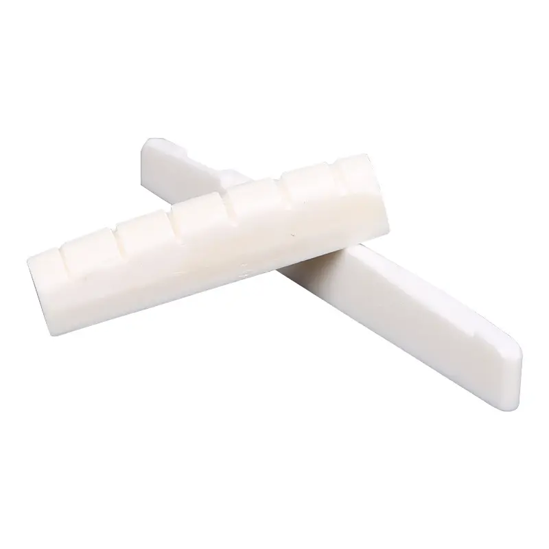 Cheap acoustic guitar accessories Ivory White bridge OX bone guitar nut guitar saddle