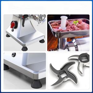 Wholesale Electric Industrial <b>Meat</b> Mincer Mince <b>Meat</b> Machine Sausage Stuffer Maker <b>Grinder</b> <b>Meat</b> Cutting Machine - Product Image 2
