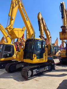 Komatsu รถขุดพร้อมถังขุดดินไฮดรอลิกสีเหลืองอุปกรณ์ก่อสร้าง - Product Image 2