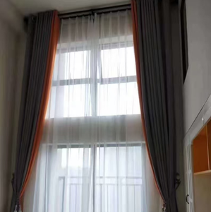 Rideaux tissés imperméables sur mesure de 280 cm de large en polyester, poids moyen, design uni, multi-usages - Product Image 1