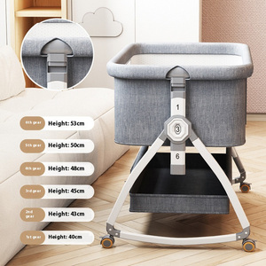 Luxuriöses Modernes Europäisches Design Tragbare Multifunktionale Baby-Wiege & <span class=keywords><strong>Kinderbett</strong></span>-<span class=keywords><strong>Set</strong></span> für Babys und Kinder Schlafzimmer Outdoor-Nutzung - Product Image 5