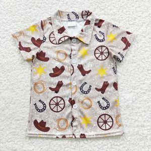Chemise Western Cactus Cowboy Boy's - Product Image 5