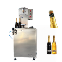 Machine de bouchage semi-automatique pour bouteilles de champagne et de vin mousseux, bouchon de liège, machine de bouchage, scellant de bouchon de bouteille