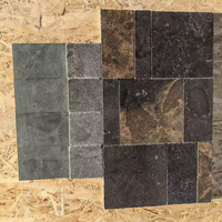 Dalles de pierre calcaire naturelle directement de l'usine, haute résistance, carreaux élégants pour revêtements de sol et murs intérieurs