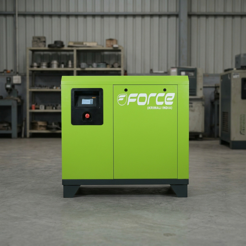Screw Type Testing Machine 10HP Rotary Screw Compressor Industrial Air Compressor for Factory ...
