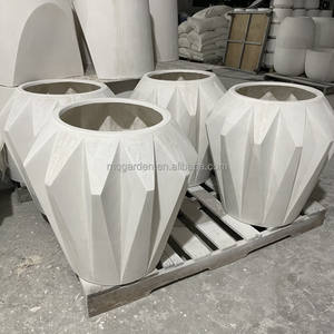 Macetas Grandes de Arcilla de Fibra para <span class=keywords><strong>Plantas</strong></span>, Macetero Alto de Interior <span class=keywords><strong>con</strong></span> <span class=keywords><strong>Plantas</strong></span> <span class=keywords><strong>Artificiales</strong></span>, Macetas Gigantes para Hotel y Centro Comercial - Product Image 4