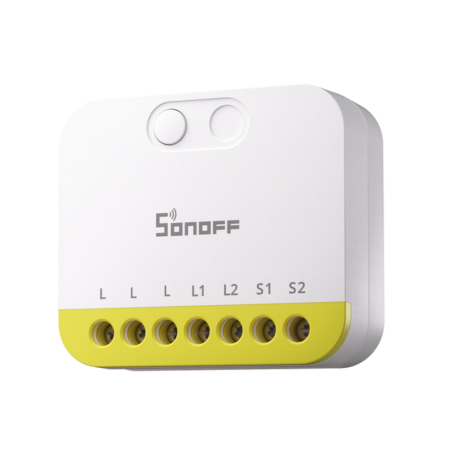 SONOFF MINI-ZB2GS-L Zigbee Protocol No Neutral Required MINI DUO-L 2-Gang Zigbee Smart Switch Dual Channel Control With ZB