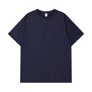 เสื้อยืดคอกลมปรับแต่งได้ โพลีเอสเตอร์ สีพื้น แขนสั้น ชุดลำลอง สีเทา สีเขียว สีน้ำเงินกรมท่า สีดำ สีแดงเบอร์กันดี YZ03-FX666 - Product Image 2