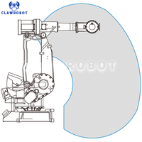 Robot CLAWROBOT pour commande servo-électrique 6 axes 60 kg, boîte de vitesses IP67, pour manutention de machines, palettisation, découpe, ébavurage, moulage sous pression