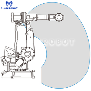 Robot CLAWROBOT ABB de 6 ejes y 60 kg para manipulación de máquinas, paletización, manejo, corte, desbarbado, fundición a presión y dispensación. - Product Image 2