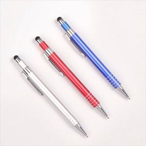 High Quality Wholesale Custom Logo Aluminum Ballpoint <b>Pen</b> Business Writing Press for Stylus 0.7mm Writing Promotional Features - Product Image 4