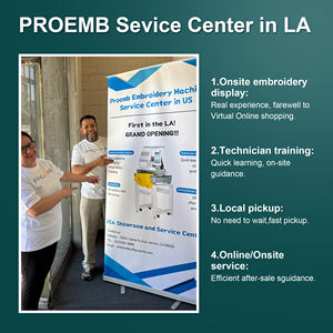 PROEMB プロフェッショナル 高速 1200rpm 12針 キャップ刺繍機 コンピューター制御 2ヘッド刺繍機 - Product Image 5