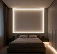 Luminaires linéaires LED à raccordement rapide en aluminium anodisé personnalisable de haute qualité pour la décoration de la maison et du bureau