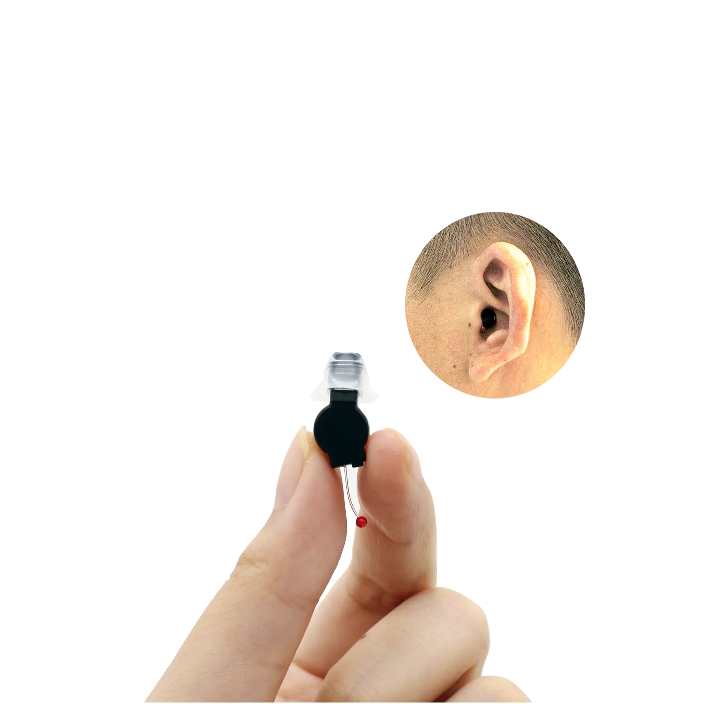 Retone giá bán buôn cho người cao tuổi điếc tai & nghe siêu vô hình mini có thể sạc lại CIC trợ thính kỹ thuật số