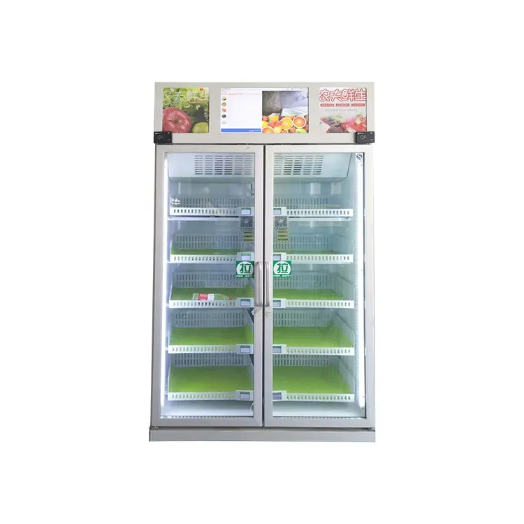 Fresh vegetables preservation cabinet fruit and vegetable display cabinet Intelligent fresh cabinet self-service vending machine