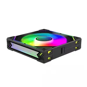 Hongyi OEM 120mm 120 RGB ARGB Wireless Splicing Building Block Pc <b>Fan</b> - Product Image 1