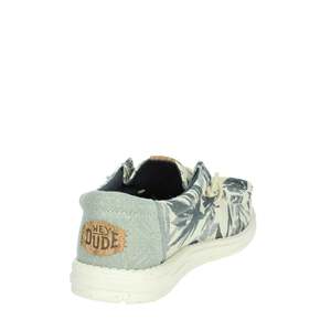 <b>Hey</b> <b>Dude</b> Uomo Slip On 43087-0OF Beige/Blu Canvas Loafers Men Casual <b>Shoes</b> - Product Image 3