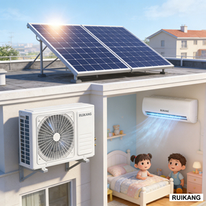 Aires Acondicionados Solares de 12000 BTU, Aire Acondicionado Híbrido Solar con Wifi, 12000 BTU, Velocidad Fija, Enfriamiento Eficiente para Va - Product Image 3