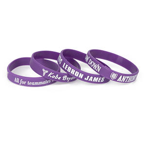 Pulsera de Silicona Deportiva Personalizada con Logotipo Grabado y Texto Relleno de Tinta, Pulsera de Goma para Correr, Pulsera Personalizada para Fiestas - Product Image 5