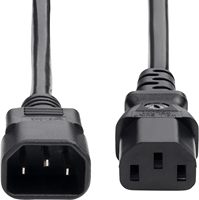 Câble d'alimentation IEC C13 à C14 Pc IEC 60320 C13 à C14 Cordon de câble d'alimentation mâle femelle