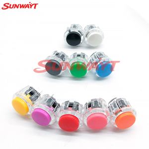 Botones Momentáneos Redondos de 30mm con Cuerpo Transparente para Máquinas de Juegos Arcade, con Microinterruptor Integrado, para Máquinas de Monedas, en Oferta - Product Image 3
