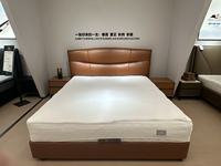 Lit de luxe moderne de haute qualité, taille King, avec cadre en bois massif et revêtement en cuir, mobilier de chambre confortable, garantie 10 ans