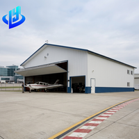 Hangar d'avion de conception moderne pour hélicoptère Cessna 172, structure en acier préfabriquée économique, kit de hangar d'avion
