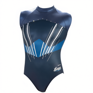 New Arrival High Quality Rhinestone Dancing Set Wholesale Children's Spandex <b>Rhythmic</b> <b>Gymnastic</b> <b>Leotards</b> Elegant Comfortable - Product Image 1
