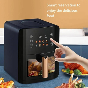Beliebte 5L Heißluftfritteuse mit Sichtfenster, leisem Betrieb, digitalem Touchscreen und Einzelkorb - Product Image 3