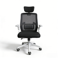 Chaise de bureau ergonomique moderne et élégante avec accoudoirs, idéale pour le travail et les loisirs