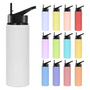Botella de Agua Portátil de Boca Ancha con Aislamiento Térmico, 24Oz/32Oz, Vaso Térmico de Acero Inoxidable, Personalizable, en Oferta - Product Image 2