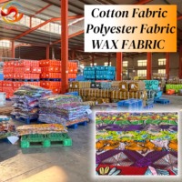 Tissu en polyester imprimé Ankara africain en gros personnalisable, tissu imprimé en cire 100% coton pour robe, textile de maison