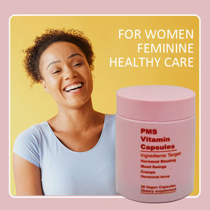 Private Label PMS Support Supplement OEM Hormone Balance Capsules for Women Herbal Period Relief with Chasteberry Fruit Extract - Product Image 2