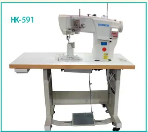 Honkon HK-591 Computer gesteuerte Einzel-/Doppelnadel-Nähmaschine mit Direkt antrieb Schuh maschine für dickes Leder 110V-220V Dpx5