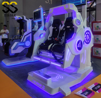 Venta caliente 360 grados 9D VR simulador de vuelo giratorio al aire libre VR cine simulador juegos que funcionan con monedas a precio de fábrica