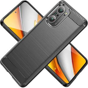 Funda para Poco F3 5G Redmi K40 Pro Plus K40 Pro K40, diseño de fibra de carbono TPU delgada, protección anticaída - Product Image 4