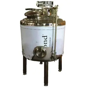 Honey Heating Tank Steam Heating Jacketed Mixing Tank 50l 100L 200L 500L 1000L Customized GMP Homogenizer Pump High Shear Pump