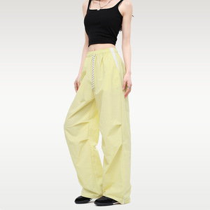 <span class=keywords><strong>Pantaloni</strong></span> Sportivi da <span class=keywords><strong>Donna</strong></span> Impermeabili ad Asciugatura Rapida, Joggers Larghi con Coulisse e Laccetti alla Caviglia, Casual a <span class=keywords><strong>Gamba</strong></span> <span class=keywords><strong>Larga</strong></span> - Product Image 2