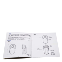 Vente en gros impression personnalisée A4 A5 Flyer 2 3 4 pli dépliant catalogue produit société manuel d'instructions brochure livret imprimer