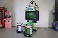 Simulateur de football à pièces Football de rachat adapté aux enfants avec logo et motif d'impression numérique