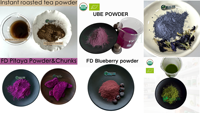 Poudre d'Ube Naturelle en Gros Sans Additifs Synthétiques Poudre d'Igname Violette Soluble dans l'Eau avec Échantillon Gratuit Emballage Personnalisé
