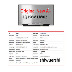 Shiwuershi Original Nuevo A+ 15.6" 1920x1080 Slim EDP 30 Pines TFT Pantalla LCD para Portátil LQ156M1JW01 02 <span class=keywords><strong>13</strong></span> 15 31 <span class=keywords><strong>41</strong></span> 43 - Product Image 3